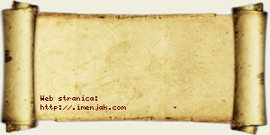 Una Jevđenić vizit kartica